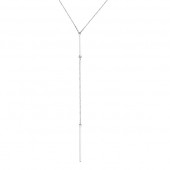 Colier argint minimalist DiAmanti Z1318N1-DIA